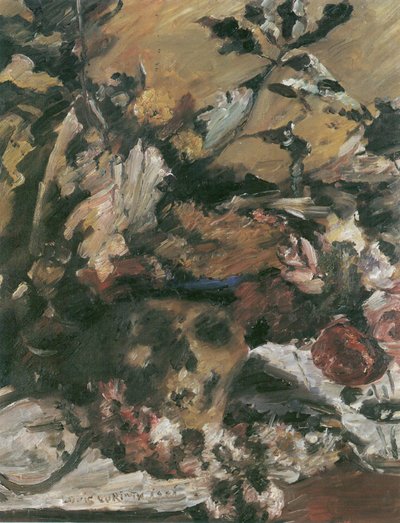 Skull with Oak Leaves by Lovis Corinth